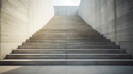Concrete Stairs with Architectural Detail Background