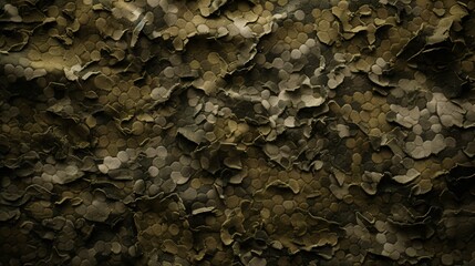 Rugged Elegance: Close-Up Texture of Army Camouflage