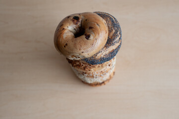 Bagels isolated