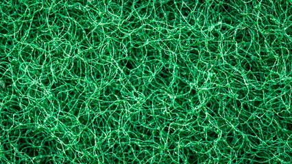 High-Resolution Green Abstract Fiber Texture Background