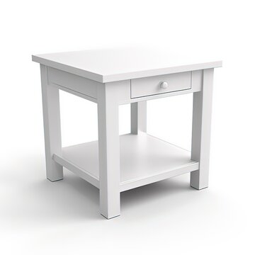 End table white