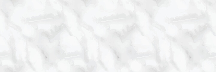 White Marble Texture. Light Rock Stone. Light Alcohol Ink Splash Floor. Grey Abstract Watercolor. Vector Seamless Painting. Fluid Vector Granite. Grey Marble Background. White Water Color Background.