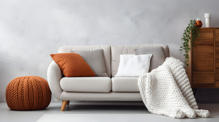 Scandinavian modern living room interior design