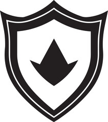 Shield logo vector illustration. Shield vector Icon and Sign.