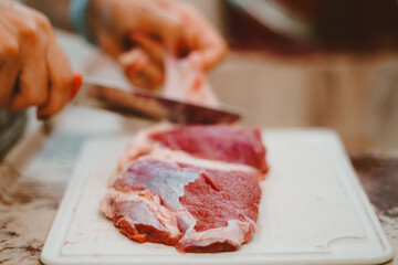 Fat from red meat is removed by the cook. Red meat has a huge amount of vitamins from complex B, E,...