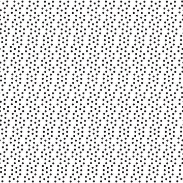 Smooth monochrome geometrical seamless dot pattern