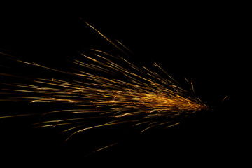 lines of light. sparks in the dark © Remigiusz Góra
