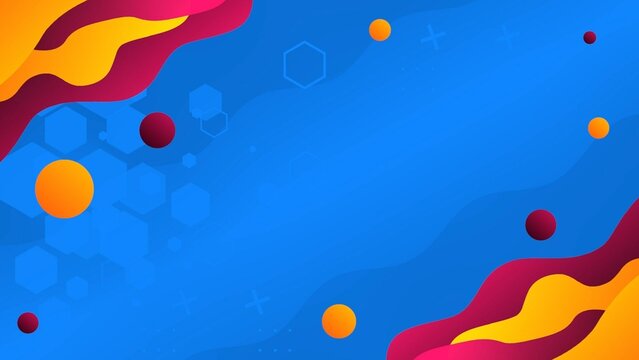 Wavy Gradient Professional Background (Looping)
