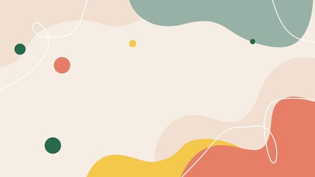 Modern Wavy Shapes Flowing Background (Customizable)