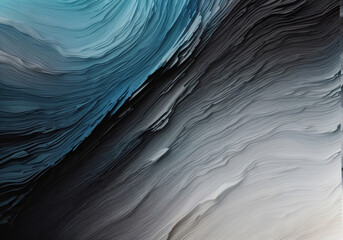 Gradient Blue and Grey Wavy Abstract Background, Textured Wallpaper, using Generative ai