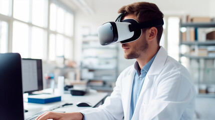 Future of medical training unfolds as dedicated male student harnesses the power of virtual reality
