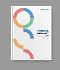 annual report business cover template design