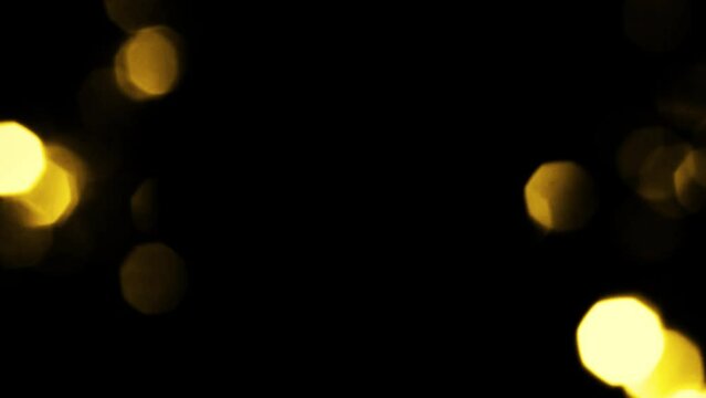 Super Slow Motion Shot of Moving Abstract Bokeh Spectrum Light at 1000fps.