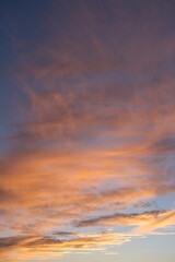 pink sky with clouds during sunset