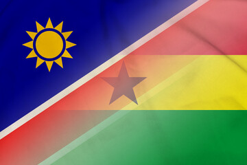 Namibia and Ghana official flag international relations GHA NAM