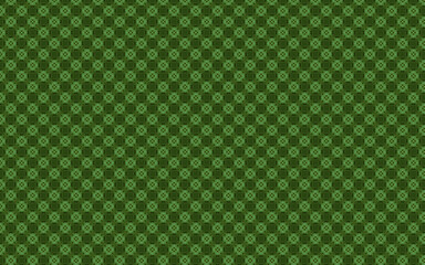 Green leaves geometric pattern