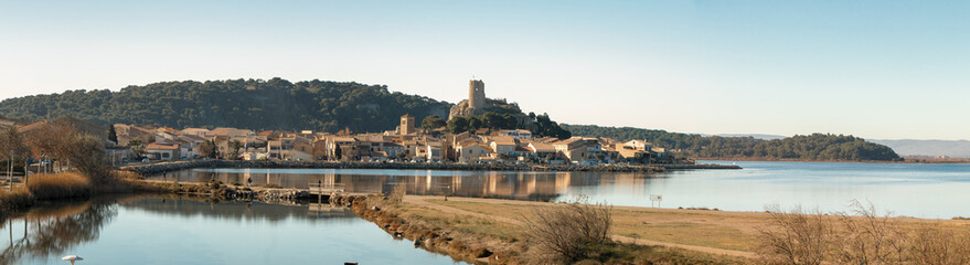 Panorama de Gruissan (France, Aude)
