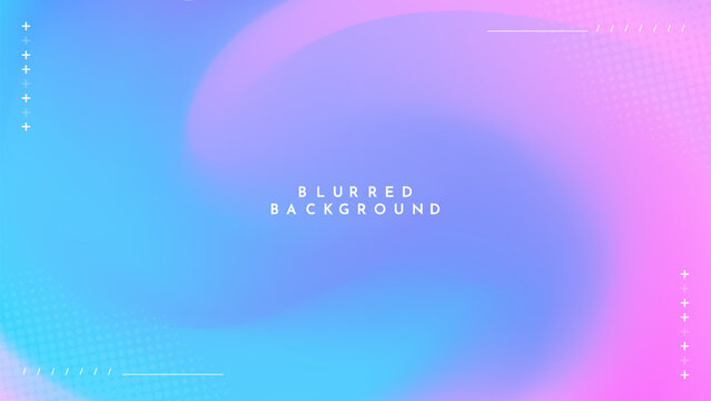 Gradient blurred background in shades of blue and pink. Ideal for web banners, social media posts, or any design project that requires a calming backdrop