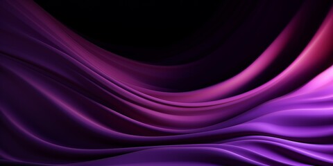 Flowing Wavy Lines. Proton Purple Fabric