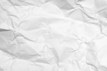 White Paper Texture background. Crumpled white paper abstract shape background with space paper for text