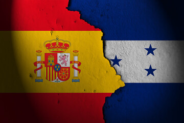 Obraz premium Relations between spain and honduras