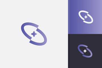 star space logo design icon vector template © superbejo