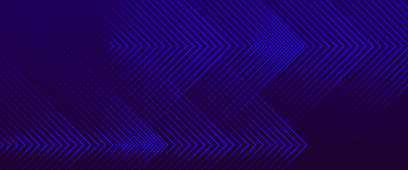 Blue and black vector abstract tech futuristic modern 3D line background. Futuristic technology lines background design. Modern graphic element. Horizontal banner template