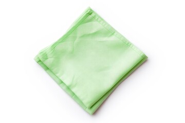 White background with a napkin