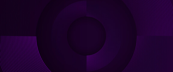 Black and purple violet vector abstract modern futuristic 3D line banner with shapes Elegant modern futuristic design with shiny lines pattern for banner, brochure, cover, flyer, poster