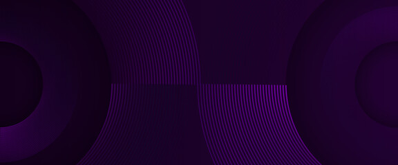 Black and purple vector abstract 3D futuristic modern neon banner with shape line Elegant modern futuristic design with shiny lines pattern for banner, brochure, cover, flyer, poster