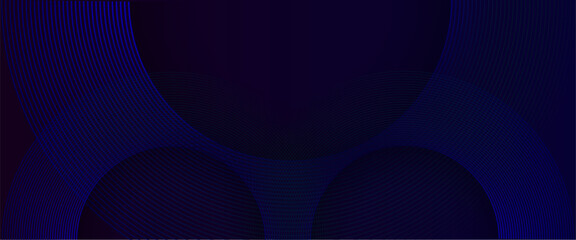 Blue and black vector 3D futuristic line abstract banner with glow line Elegant modern futuristic design with shiny lines pattern for banner, brochure, cover, flyer, poster
