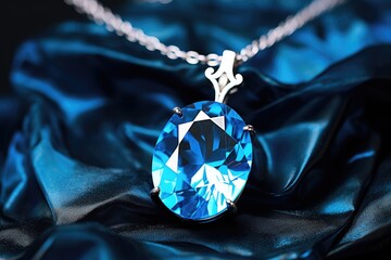 Elegant Blue Topaz Necklace Enhancing Women s Beauty London Blue Topaz