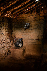 mud house, house, mud house interior, mud house, clay can,social inequality, misery, poverty, Brazil, calamity, lack of water, social problems 