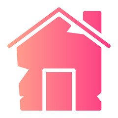 earthquake gradient icon