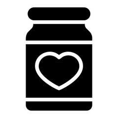 heart glyph icon