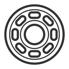 Icons of spare parts and car interiors in line style ready to be used for your design needs.