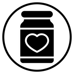 heart glyph icon
