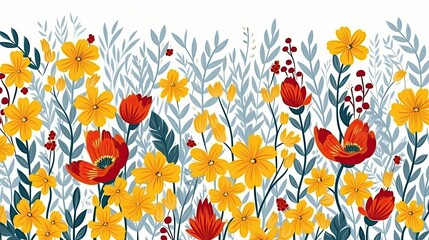 Fototapeta premium background with butterflies