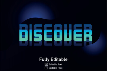 Futuristic gaming  text effect for editable font