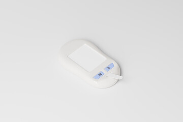 Glucose Meter or Glucometer with blank Screen for Mockups