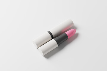 Lipstick Mockups featuring a Plastic Cosmetic Lipstick