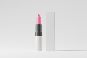Lipstick Mockups featuring a Plastic Cosmetic Lipstick
