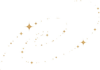 Obraz premium Gold Glitter Constellation