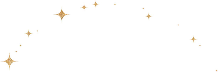 Obraz premium Gold Glitter Constellation