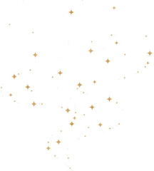 Obraz premium Gold Glitter Constellation