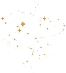 Gold Glitter Constellation © Ksuview