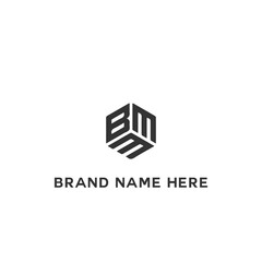 BMM logo. B M M design. White BMM letter. BMM, B M M letter logo design. Initial letter BMM linked circle uppercase monogram logo. B M M letter logo vector design.	
