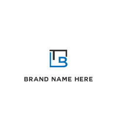 Obraz premium TB logo. T B design. White TB letter. TB, T B letter logo design. Initial letter TB linked circle uppercase monogram logo. T B letter logo vector design. 