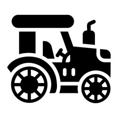 tractor Solid icon