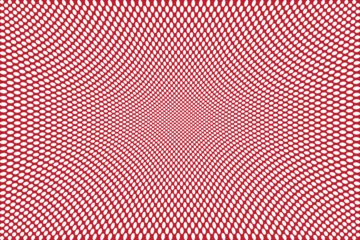 Poster Pop art background vector. Design dots halftone effect gradient red on white background. Design print for illustration, textile, baner, cloth, cover, card, background, wallpaper. Set 7 © asesidea
